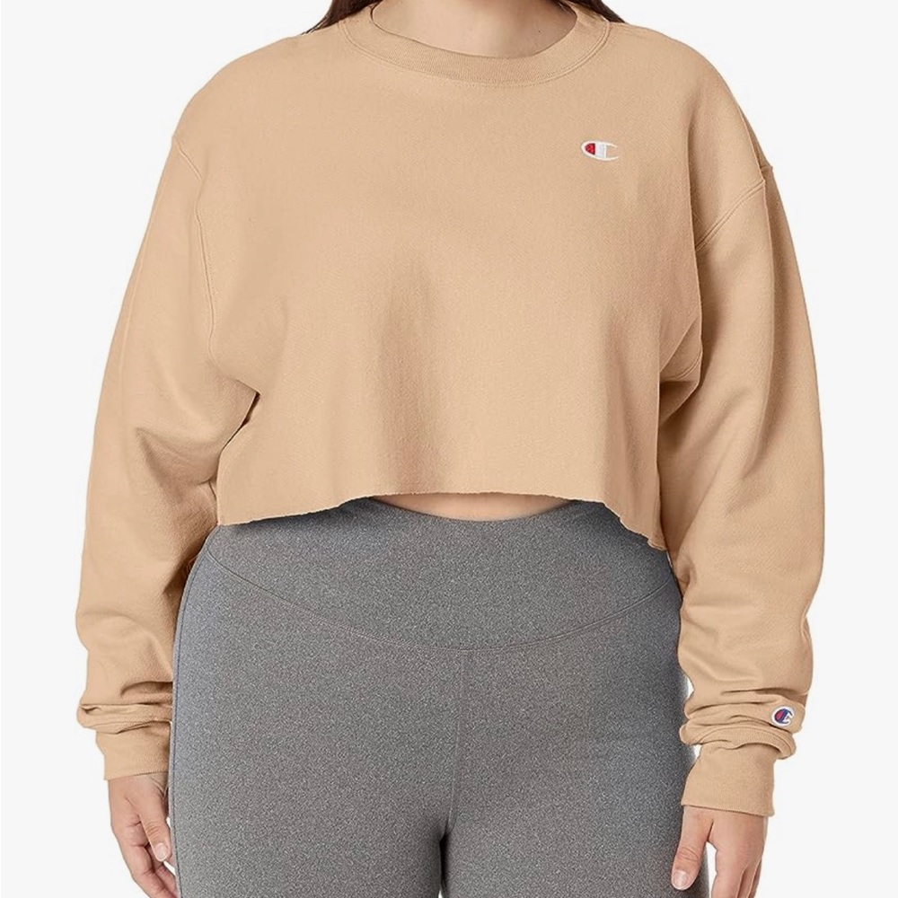 CHAMPION LONG SLEEVE CROPPED TEE